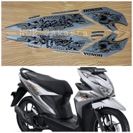 STIKER STRIPING MOTOR BEAT STREET 2021 SILVER