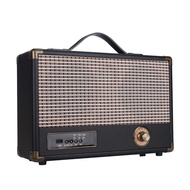 🚓Wooden Vintage Bluetooth SpeakerUPlate Bluetooth Subwoofer Radio Outdoor Square Portable12VHigh-Power Audio