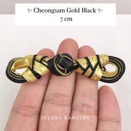 Kancing Shanghai Emas Premium | Kancing Cheongsam Import Gold | Kancing Shanghai | Kancing Qipao | V