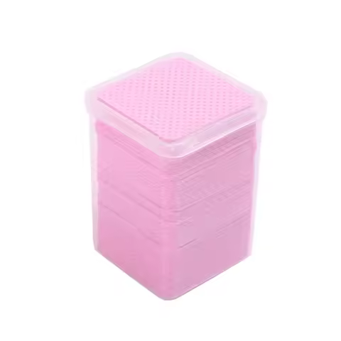 Wholesale Glue Wipes Lint Free Nail Wipes Non-Woven Fabric Lash Glue Wipes Nail Polish Remover Wipes