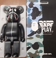 BAPE PLAY 1ST CAMO SHARK 400% BE@RBRICK