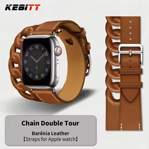 Kebitt Iwatch Ultra 3 2 Double Tour Band For Apple Watch Series 11 10 9 8 7 6 5 4 Se 3 2 Strap Fashi