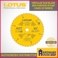 ✁ ORIGINAL LOTUS 10" 40T Circular Saw Blade TCT Carbide Table Miter Saw X1 Series LUTOS DIABLO STYL