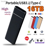 ☇ஐ High-speed External Hard Drive HD 1TB Portable SSD 500GB Type-C Storage Device USB3.1 Hard Disk for Laptop/Desktop/PC/Cellphone