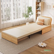Sofa Bed Armrestless Retractable Bed Foldable Technology Cloth Balcony Single Double Log Style Multi