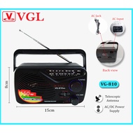 VGL XSMALL AM/FM Electric AC Radio Speaker High Sensitivity Speaker 3 Band Radio BNN