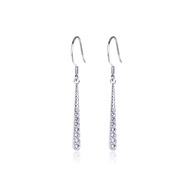 E0940-001B ต่างหูแฟชั่น 12VICTORYเครื่องประดับผู้หญิง ประดับคริสตัลนำเข้าจากประเทศออสเตรีย