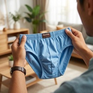 3Pcs Men's Cd Gestex Men's Underwear Comfortable MaterialOriginal Size ML Xl 3L 4L 5L Sku - 015