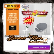 BANNER BUNTING BACKDROP WALL OF FAME PRINT ONLY MALAYSIA KIRAAN PER RINGGIT