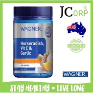 🛫Direct from AUS🛬  Wagner Horseradish Vitamin C & Garlic 200 Tablets <Horseradish + Garlic + Vitamin