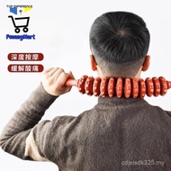 木金culator按摩棒/Wood Therapy Roller Stick/Full Body Massage Roller 9/s12 Wheels