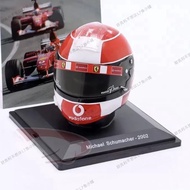 F1 Helmet Model 1: 5 Spark Ferrari Michael Spark 2002 Sai Season Helmet Model Spark WDC World Champi