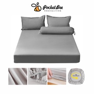Pocketbee Home - Fitted sheet set - Single, super single, queen, king size bedsheet