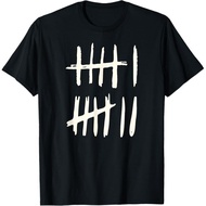 Funny Six Seven 67 Meme Tally Marks 6 7 Numbers T-Shirt