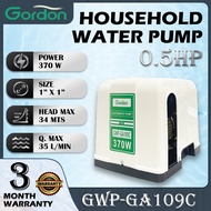 GORDON HOUSEHOLD WATER PUMP WITH COVER 370w 0.5HP 1"