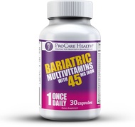 Bariatric Multivitamin | 45mg Iron | Capsule | 30 Count | 1 Month Supply