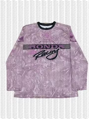 HONDA 2025 AUTUMN MOTOCYCLE VINTAGE CUSTOM DESIGN JERSEY PRO MOTOCROSS SUPERCROSS HONDA Riding Team 