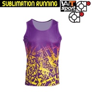 ARORA SPORTS / WT-SPORT Unisex Sublimation Running Dry Fit Sleeveless Jersey