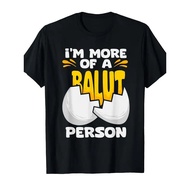 Philippine Balut Culture T-Shirt-Egg And Duck Pattern Soft Fabric Good Ventilation Round Neck Short 