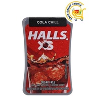 Halls XS Cola Chill Gula-gula Cola Tanpa Gula dan Mentol 12.6g
