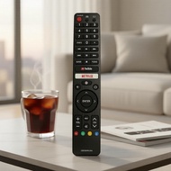 Universal Sharp Smart TV Remote (LED/Android) for YouTube/Netflix, No Voice, Compatible with GB345WJ