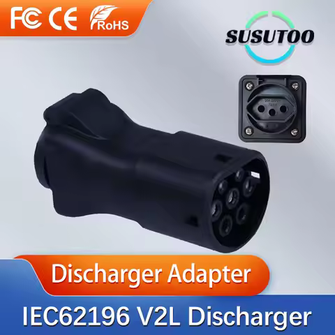V2L Discharger For Type2 Car Discharge EV Cable Adapter Support MG Kia Hyundai Discharge V2L Vehicle