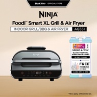 Ninja Foodi Smart XL Indoor Grill & Air Fryer with Digital Probe, Roast, Bake, Broil Dehydrate & Reh