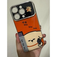 PRELOVED Casing iphone 16 pro biubiu stripedORANGE