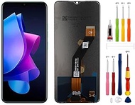 LCD Digital Display Replacement Compatible with Tecno Pop 7 BF6 (Black Without Frame) LCD Display To