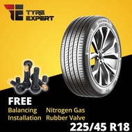 225/45R18 CONTINENTAL UltraContact UC7 (With Delivery/Installation) tyre tayar