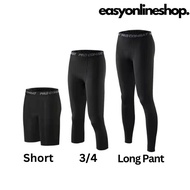 Pro Combat Unisex Legging Tight Gym Running Fitness Adult Sport Pants Seluar Sukan Long/Short/3Quart