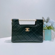 TW4787 Chanel 香奈兒 小號 珍珠手柄 單肩袋AS5413 Small Shopping Bag With Pearl Handle