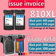For Canon Ink 810 811 PG810XL CL811XL refillable ink cartridge for Canon IP2770 IP2772 MP237 MP245 M