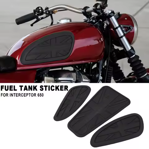 For Interceptor 650 INTERCEPTOR 650 Interceptor650 Motorcycle Rubber Tank Traction Pad Side Gas Knee