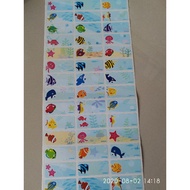Fish Label name sticker label name waterproof