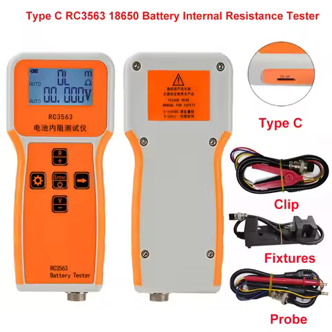 RC3563 18650 Battery Internal Resistance Tester High-Precision True Four-Wire AC Lithium Iron Phosph