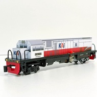 Mainan Kereta Api Indonesia Lokomotif CC201 CC203 CC206 CC300 Bermesin dan Gerbong Penumpang bisa jo