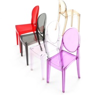 Transparent chair Nordic minimalist acrylic plastic crystal chair hotel internet celebrity makeup gh