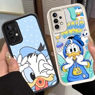 G-76 Donald Duck Casing for Samsung S24 A55 S25 M15 S21 FE Ultra 5G Black and white