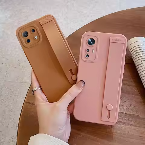 Mi11lite Hand Band Silicone Case On For Xiaomi Mi 11 Lite 5g Ne 12 12s Pro 12x 11lite Wrist Strap St