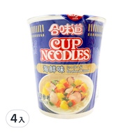 NISSIN 日清 合味道 海鮮味杯麵 71g  4入