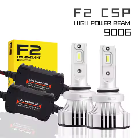 Super Bright F2 Led Headlight H7 9005 H1 H8 H9 H11 HB3 HB4 H4 Car Lamp Led Strong Front Bulb 6000k 7