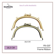 FR-037 | Wallet Frame | Handmade Frame Pouch | Metal Clasp Lock Frame – 16.5CM