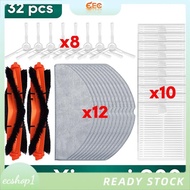 [ecshop1.ph] For  S20 / D106 Accessories Hepa Filter Main Roller Brush Mop Cloth Spare Parts