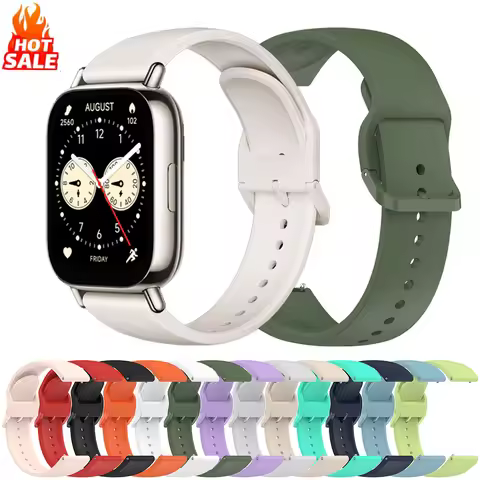 Official Silicone band For Redmi watch 5 lite/5 active strap breathable Original Bracelet correa Red