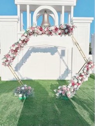 幸福傳承 幸福承傳 結婚 證婚 行禮 婚禮 拱門 玫瑰花 裝飾 佈置 Wedding Decoration