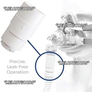 MELODG CPAP Hose Connector, Nasal  Therapy CPAP Tube Adapter, Accessories Adult Cleaning CPAP Tubing