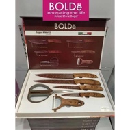 New Bolde Super Knives Pisau Set Bolde Marbella 6 Set Pisau Set Bolde