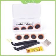 Bike Tyre Tube Bicycle Puncture Repair Tool Kit with box Cycle Lever Adhesive