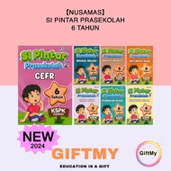 【Nusamas】Si Pintar Prasekolah 6 Tahun — Buku Latihan KSPK / Preschool Activity Book